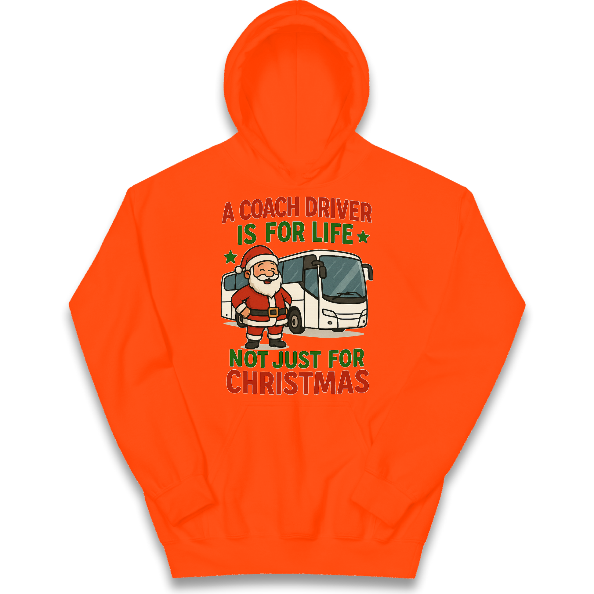 Coach Driver Christmas Kids Hoodie