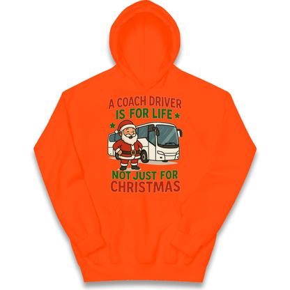 Coach Driver Christmas Kids Hoodie
