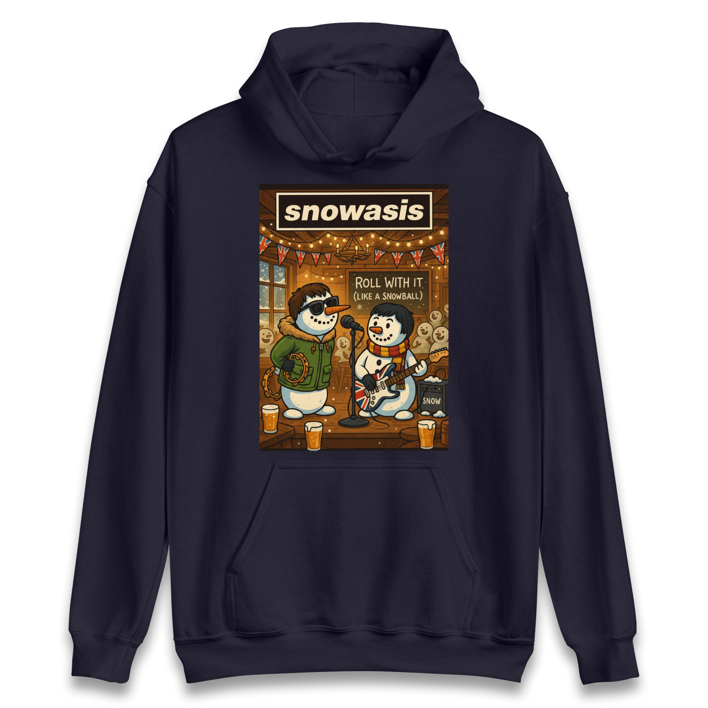 Snowasis Roll Christmas Hoodie