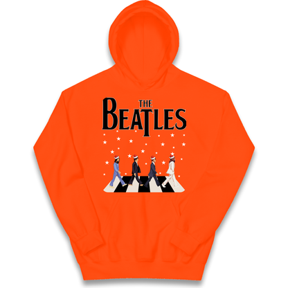 The Beatles Abbey Road Christmas kids hoodie