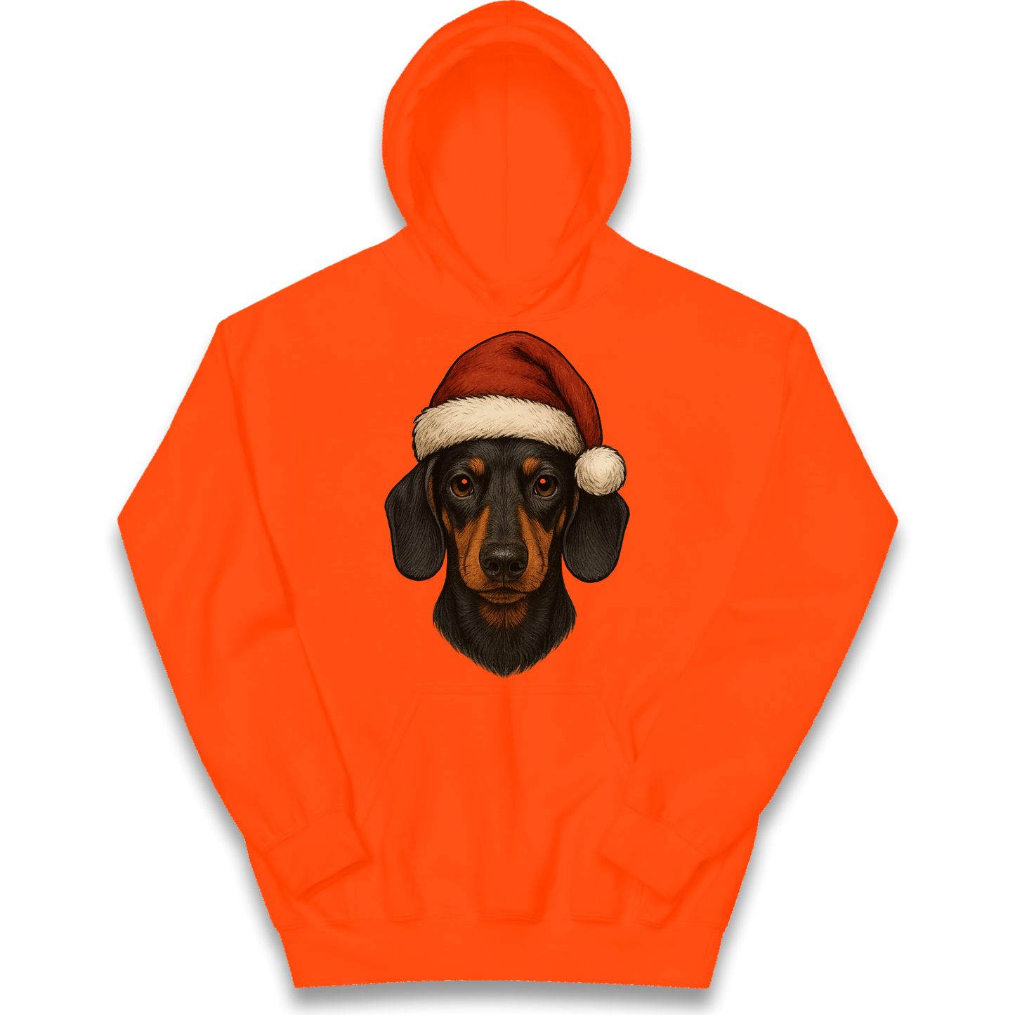 Sausage Dog Christmas Kids Hoodie