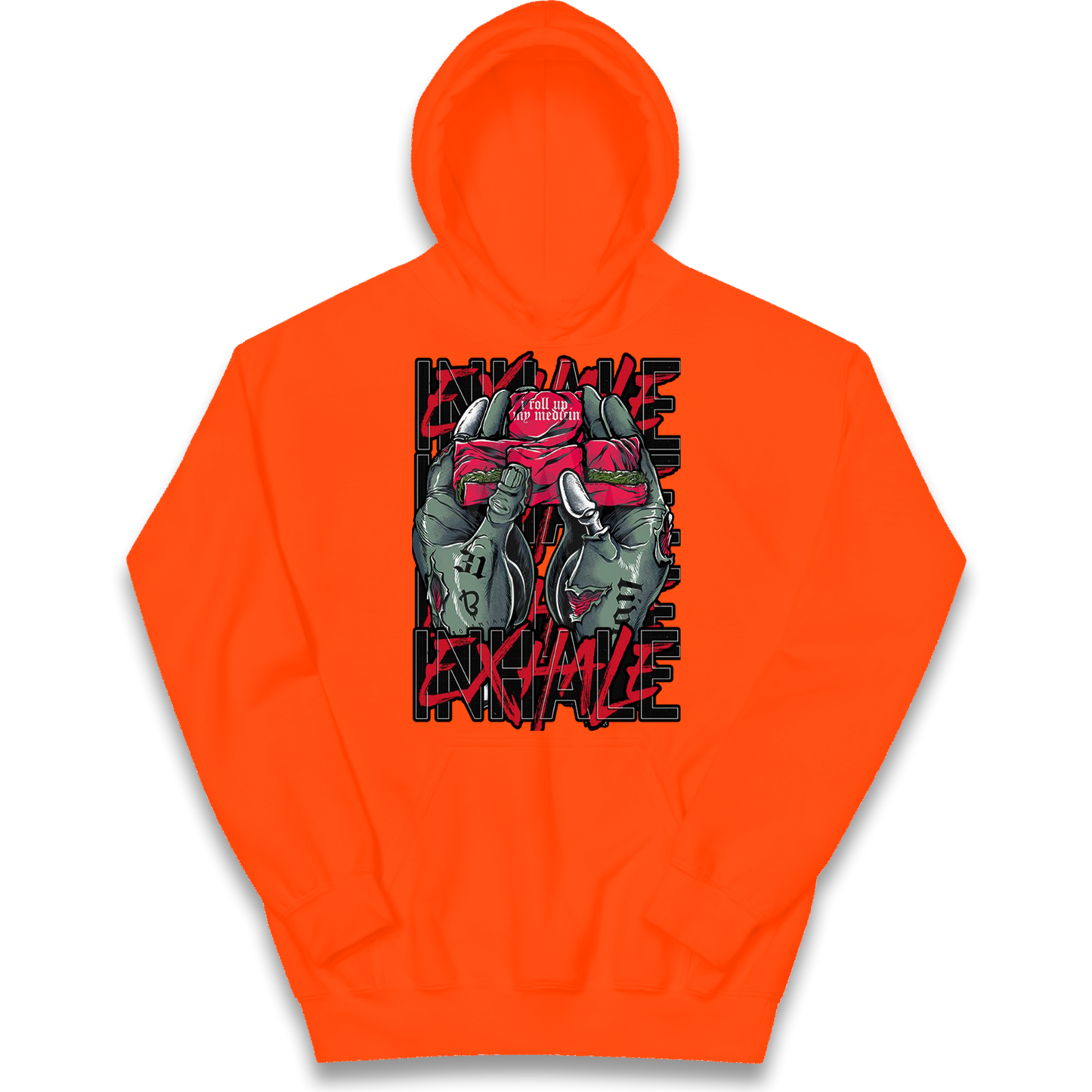 Inhale Exhale kids hoodie