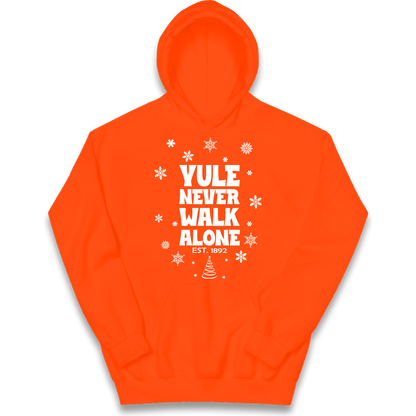 Yule Never Walk Alone Liverpool Christmas kids hoodie