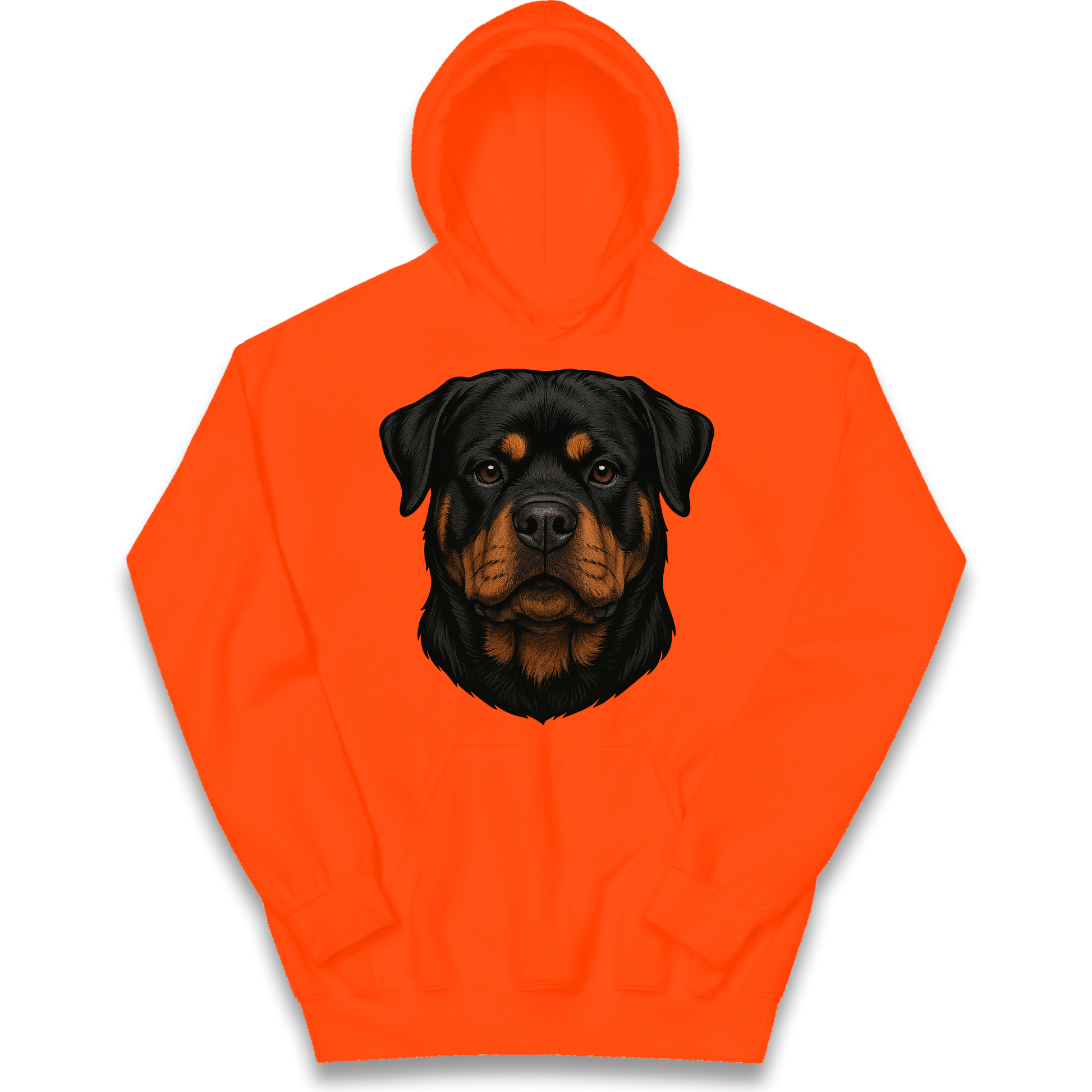 Rottweiler Face kids hoodie