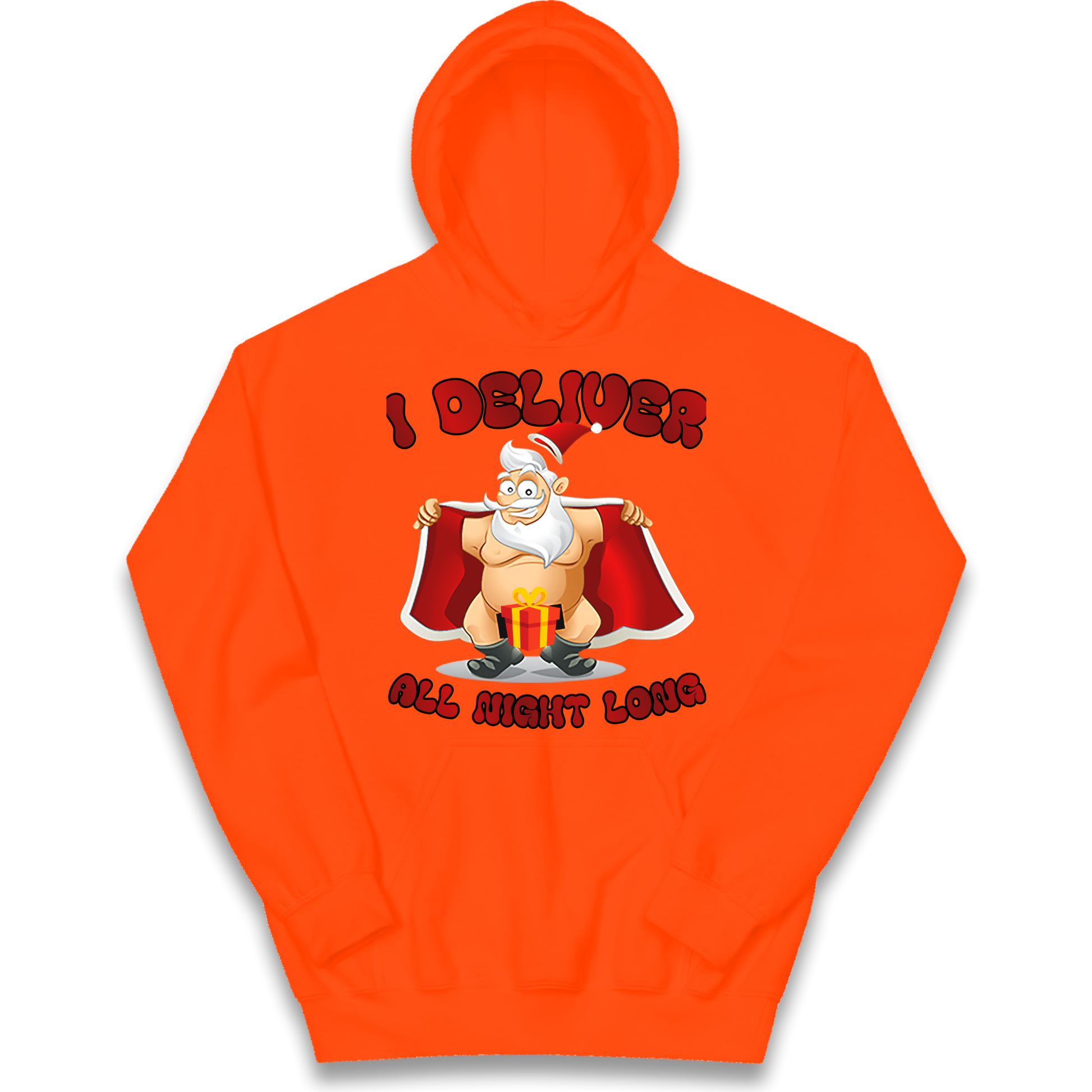 Santa Claus I Deliver All Night Long Christmas kids hoodie