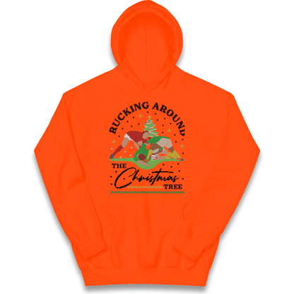 Rugby Christmas Kids Hoodie