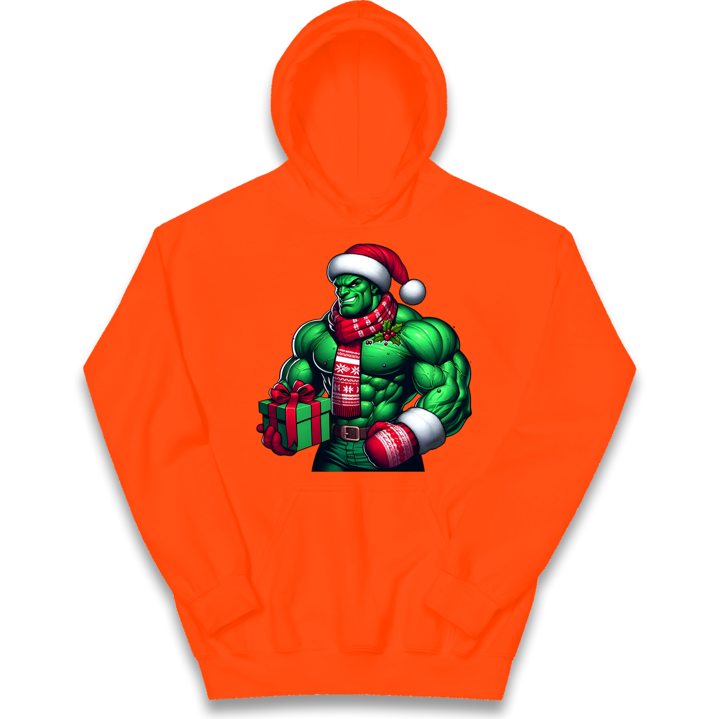 The Hulk Santa kids hoodie