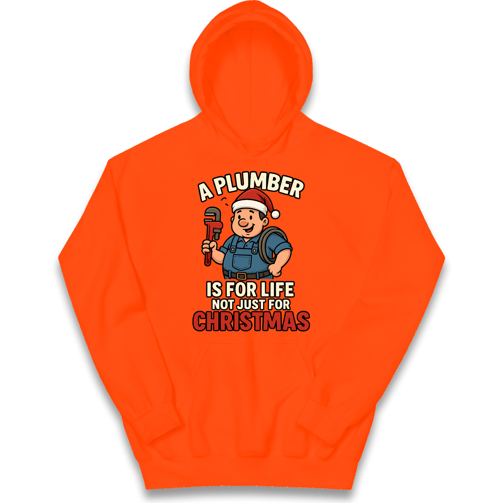 Plumber Christmas Kids Hoodie