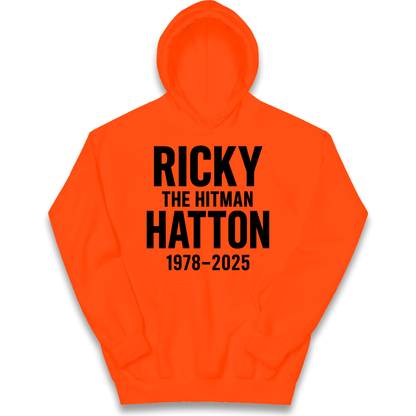 Ricky The Hitman Hatton 1978 2025 kids hoodie