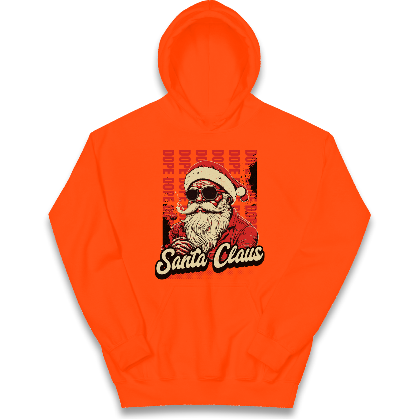 Dope Santa Claus kids hoodie