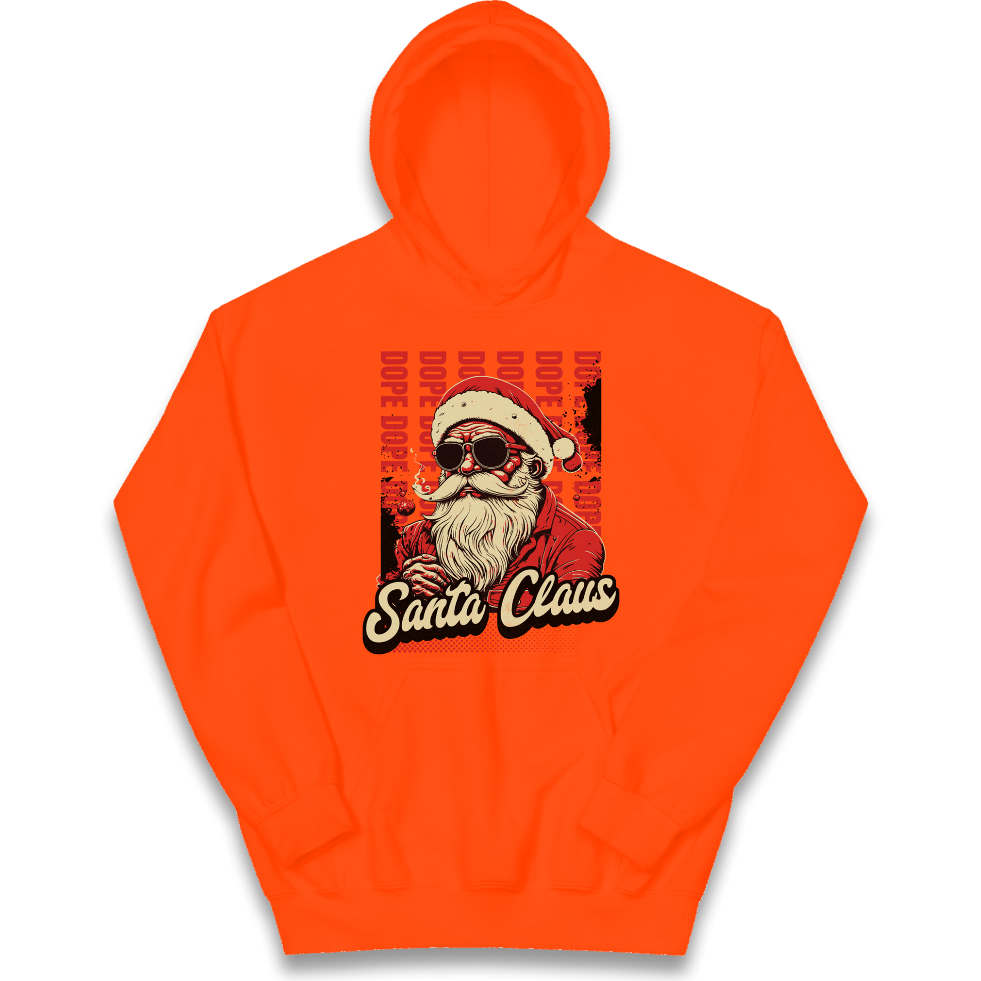 Dope Santa Claus kids hoodie
