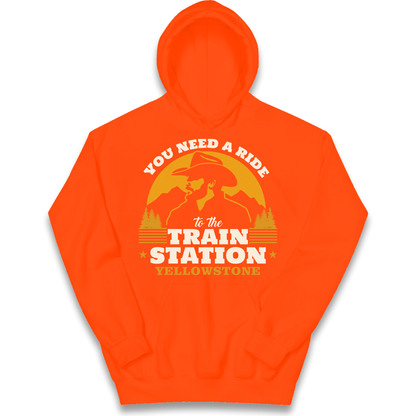 You Need A Ride To The Train Station kids hoodie