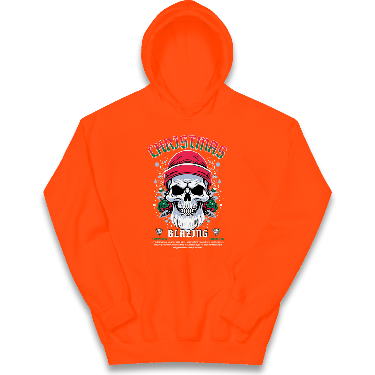 Christmas Blazing kids hoodie