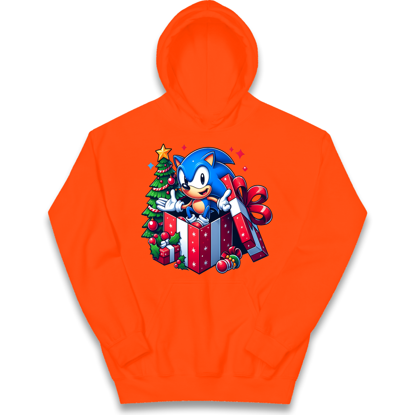 Sonic The Hedgehog Christmas kids hoodie