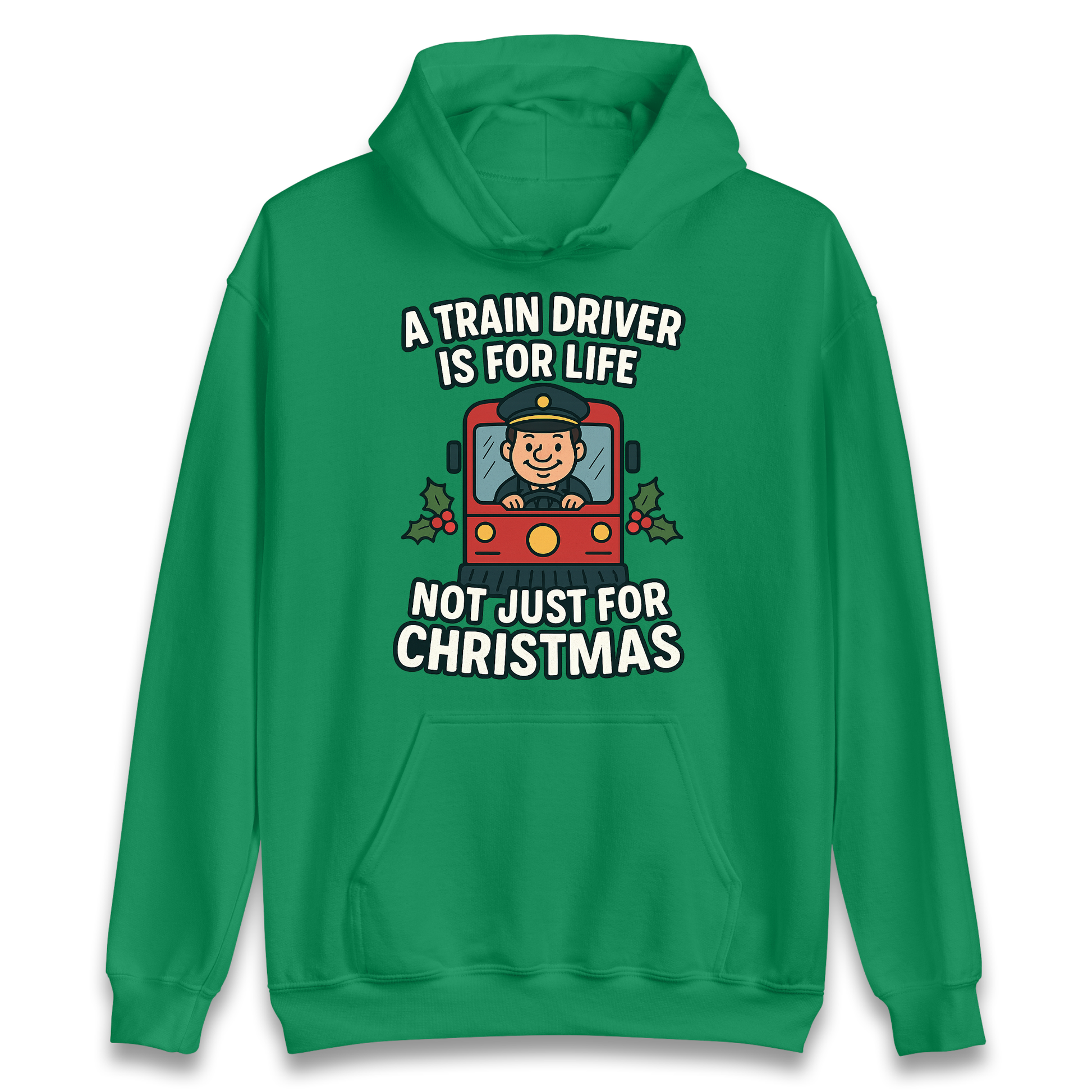 Train Driver Christmas Hoodie