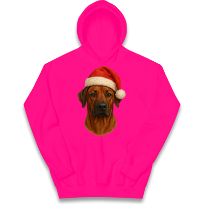 Rhodesian Ridgeback Christmas Kids Hoodie