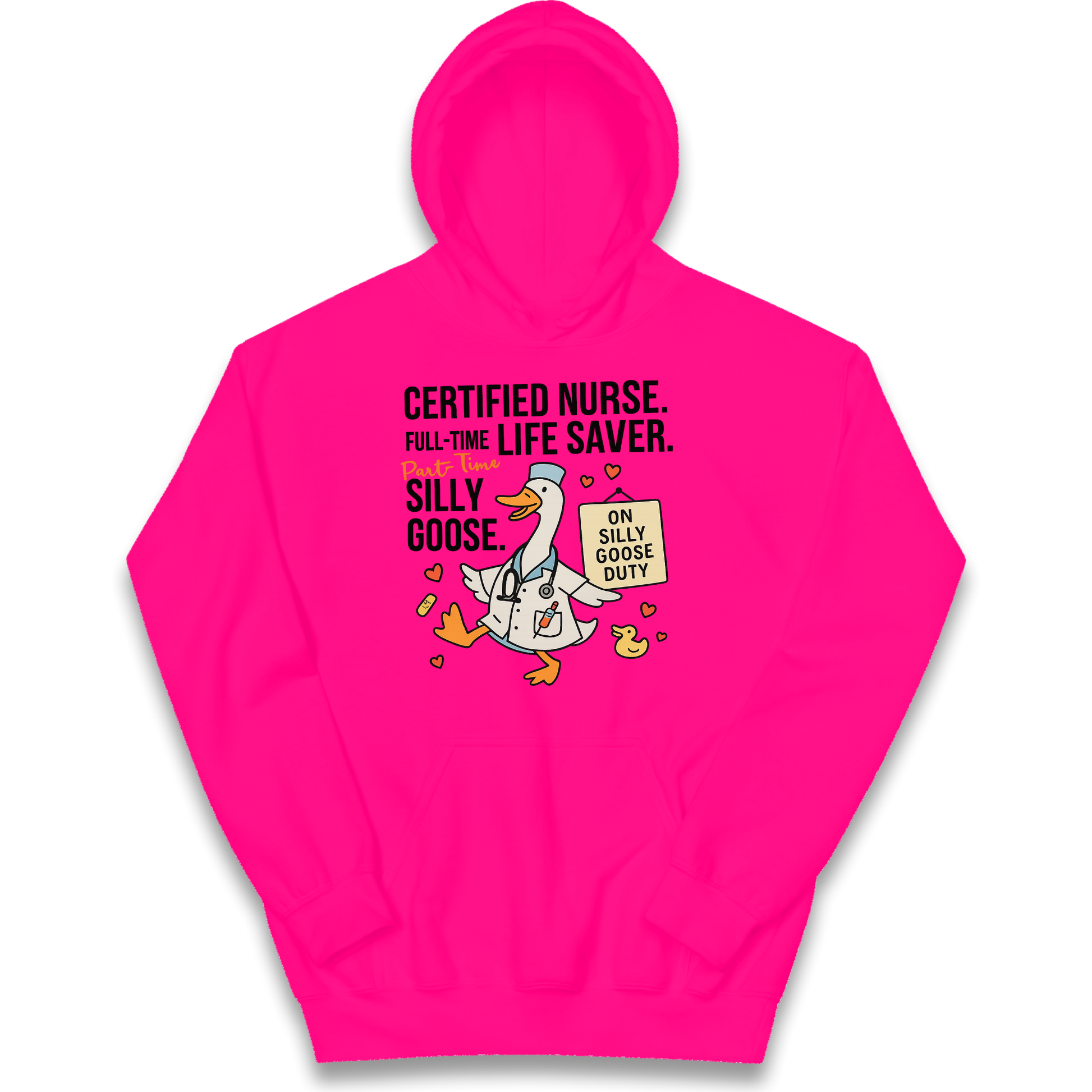 Full Time Nurse Part Time Silly Goose kids hoodie