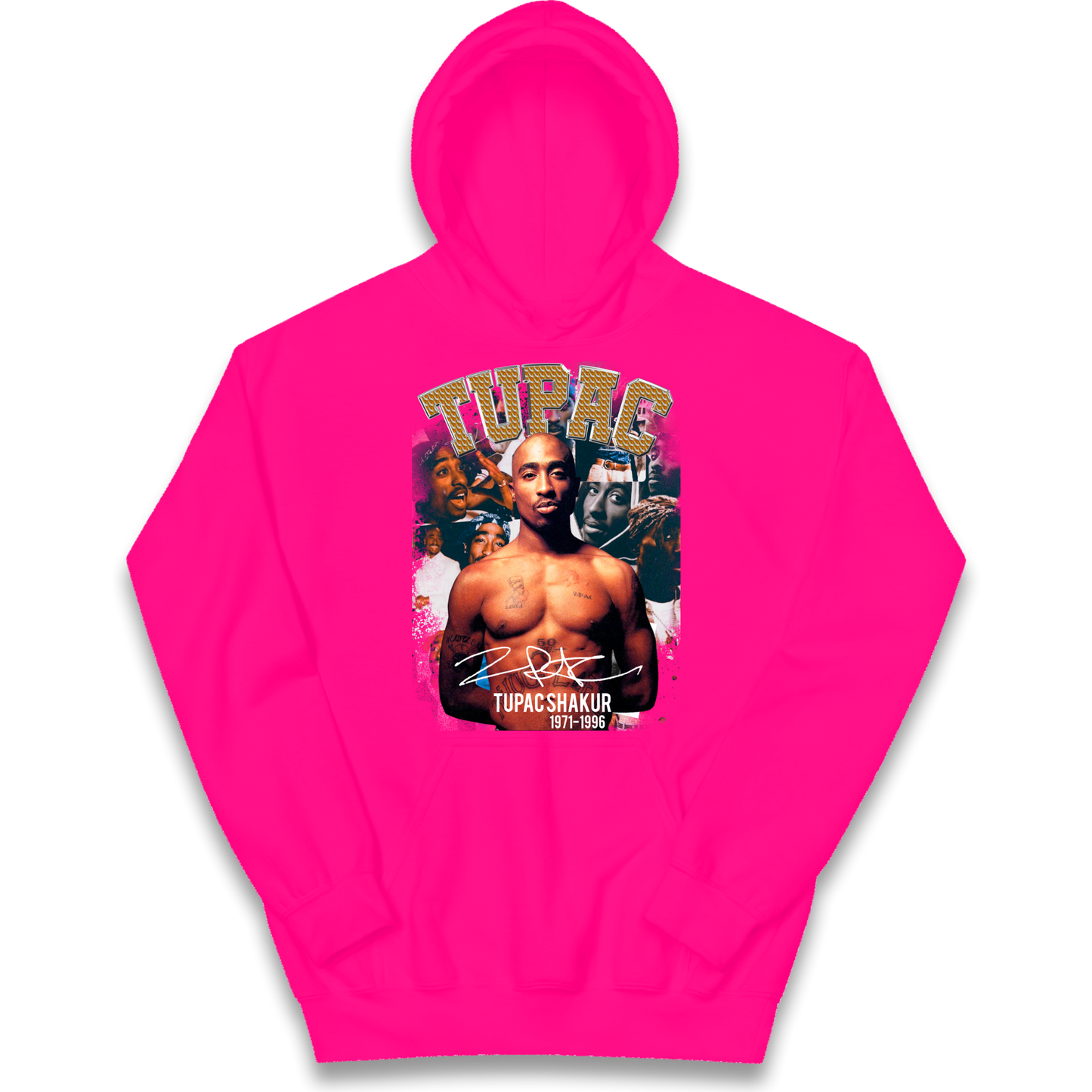 Tupac Shakur 1971 1996 kids hoodie