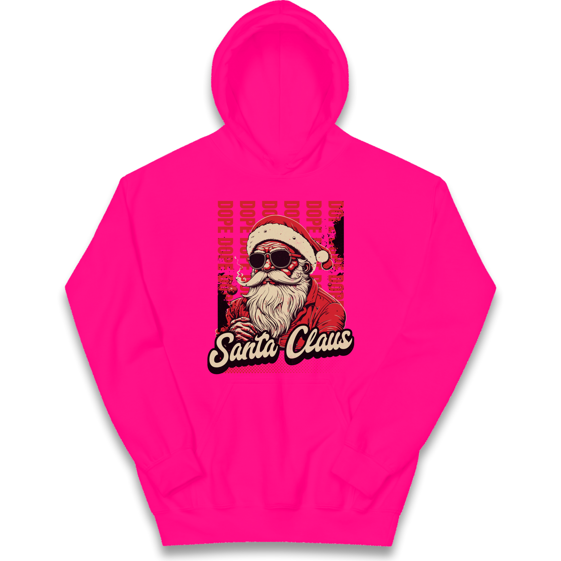 Dope Santa Claus kids hoodie