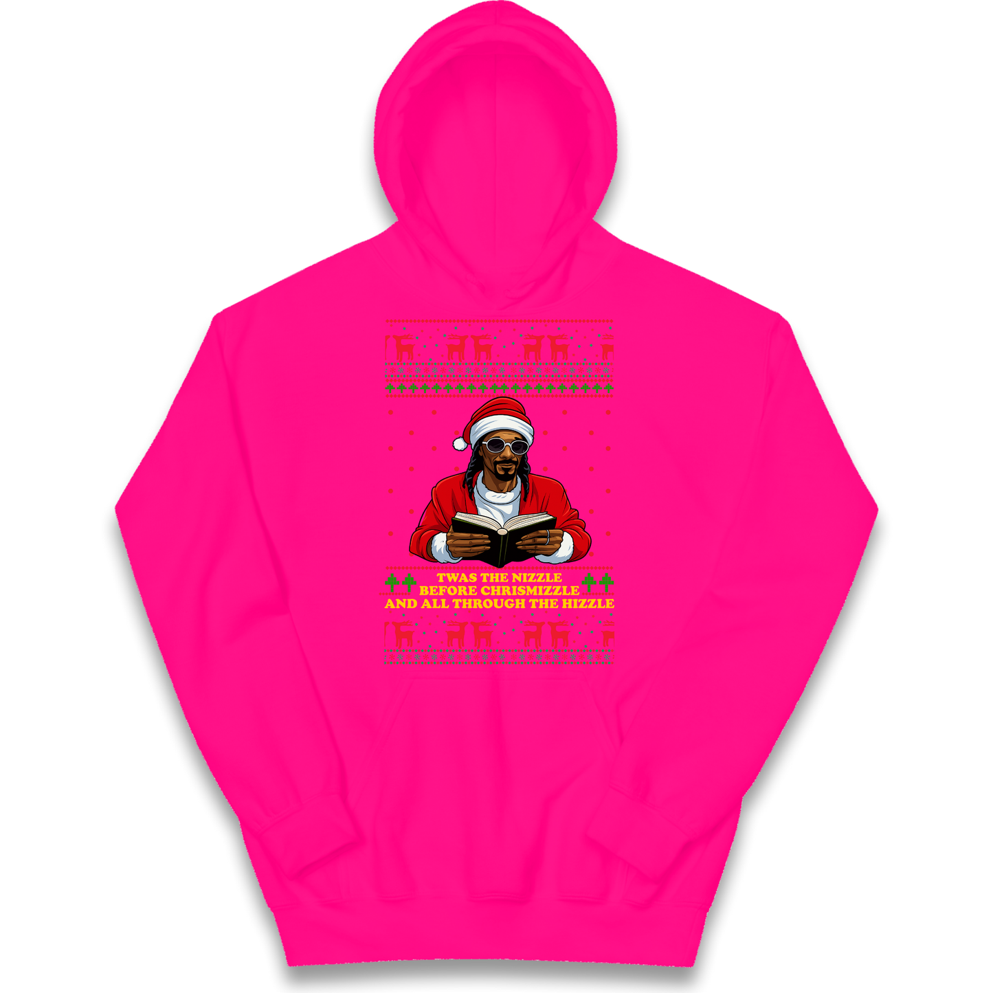 Snoop Dogg Nizzle Christmas Kids Hoodie