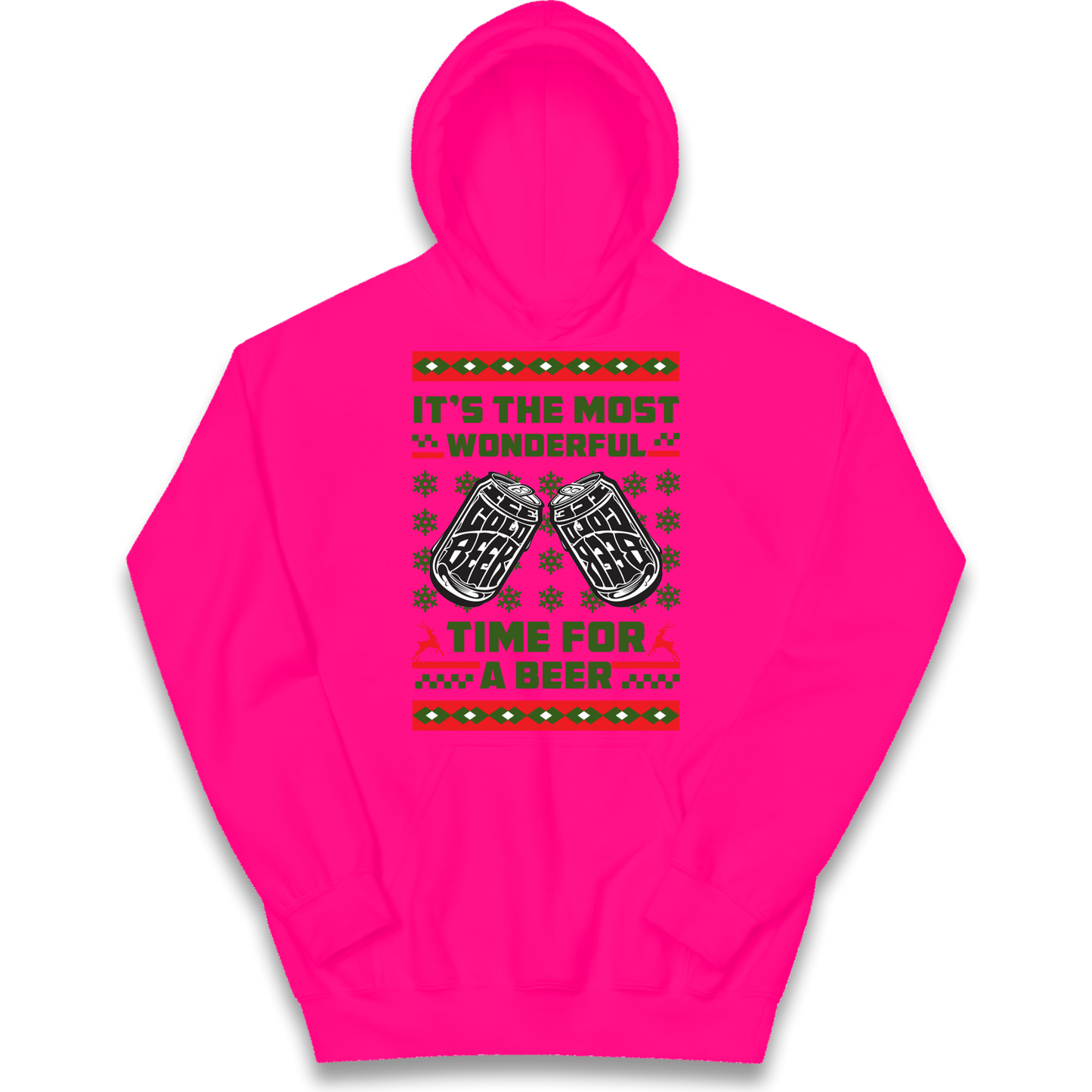 Its The Most Wonderful Time For A Beer Christmas kids hoodie