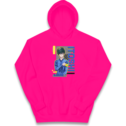 Blue Lock Rin Itoshi kids hoodie