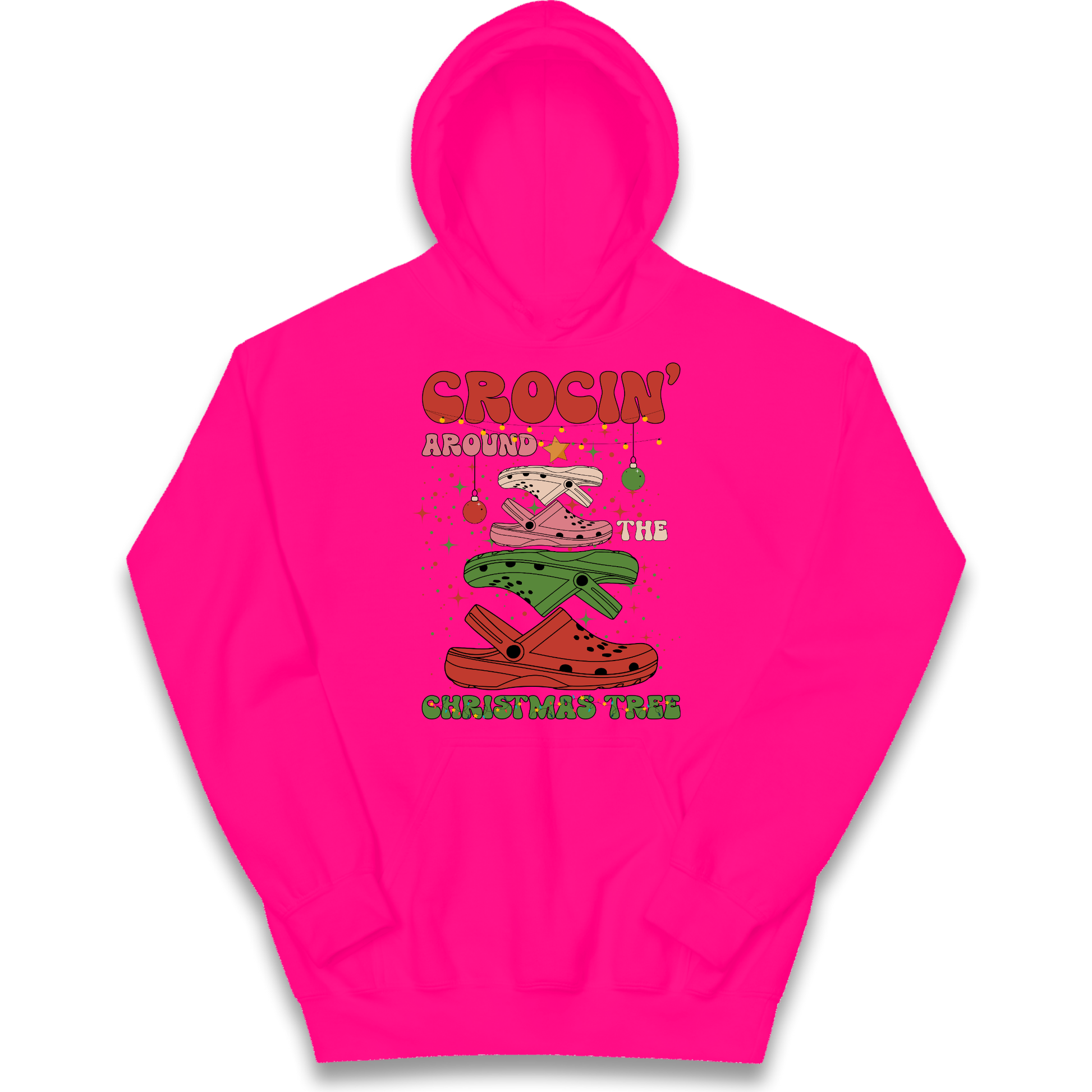 Crockin Around the Christmas Tree Christmas kids hoodie