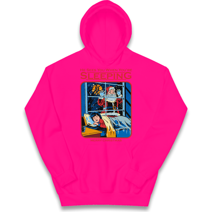 Creepy Santa Claus Christmas kids hoodie