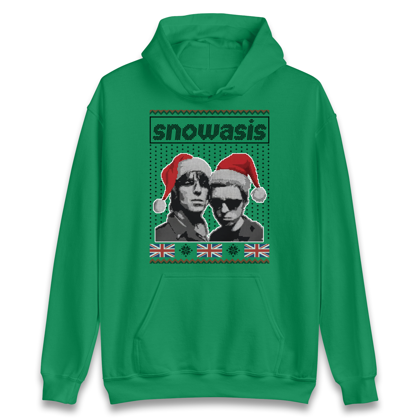 Snowasis Union Jack Christmas Hoodie