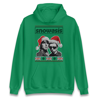 Snowasis Union Jack Christmas Hoodie