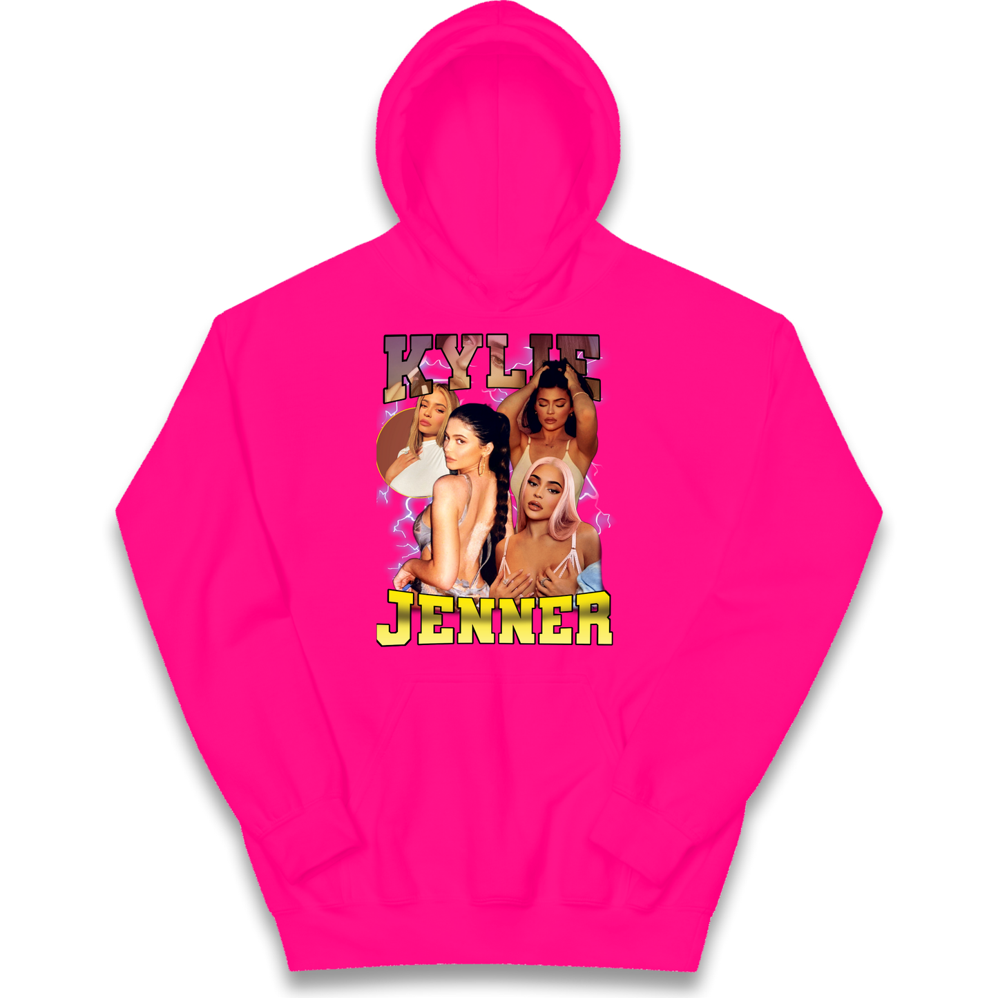 Kylie Jenner Pink Lips kids hoodie