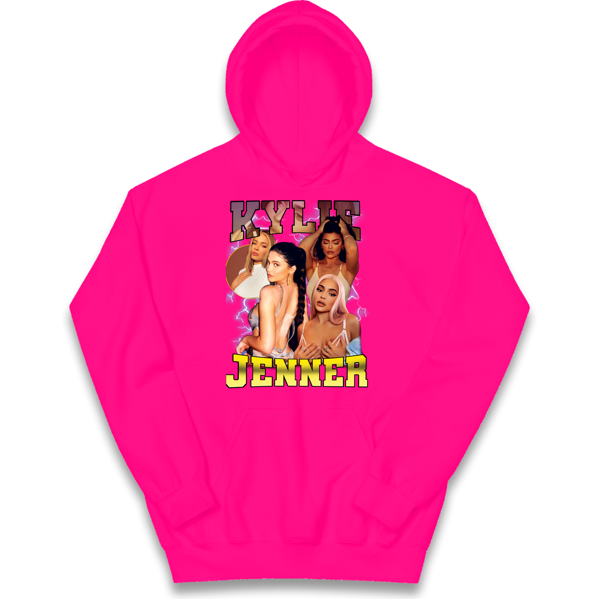 Kylie Jenner Pink Lips kids hoodie