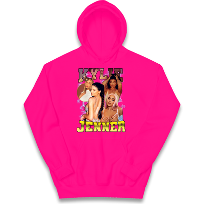Kylie Jenner Pink Lips kids hoodie