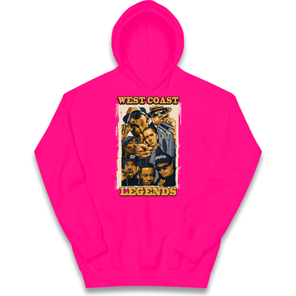 West Coast Legends Rappers kids hoodie