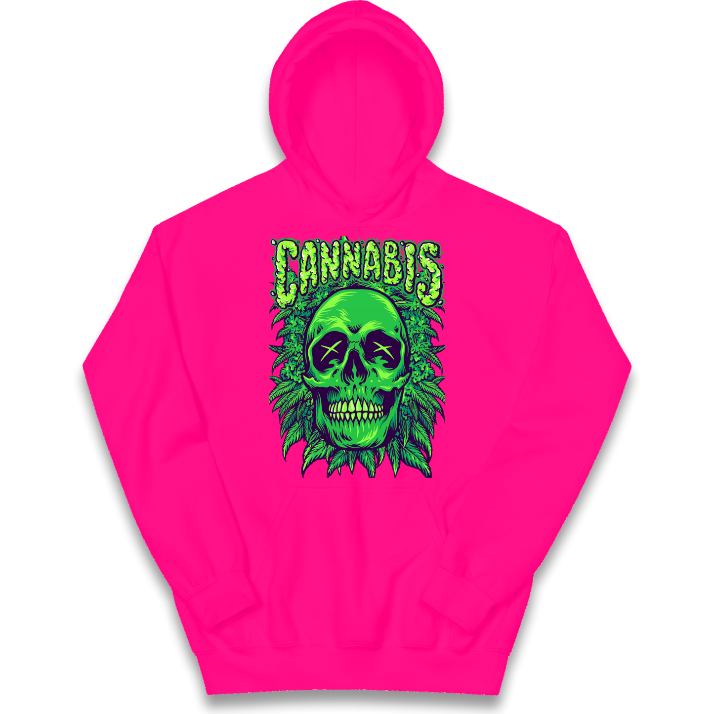 Cannabis Skull kids hoodie