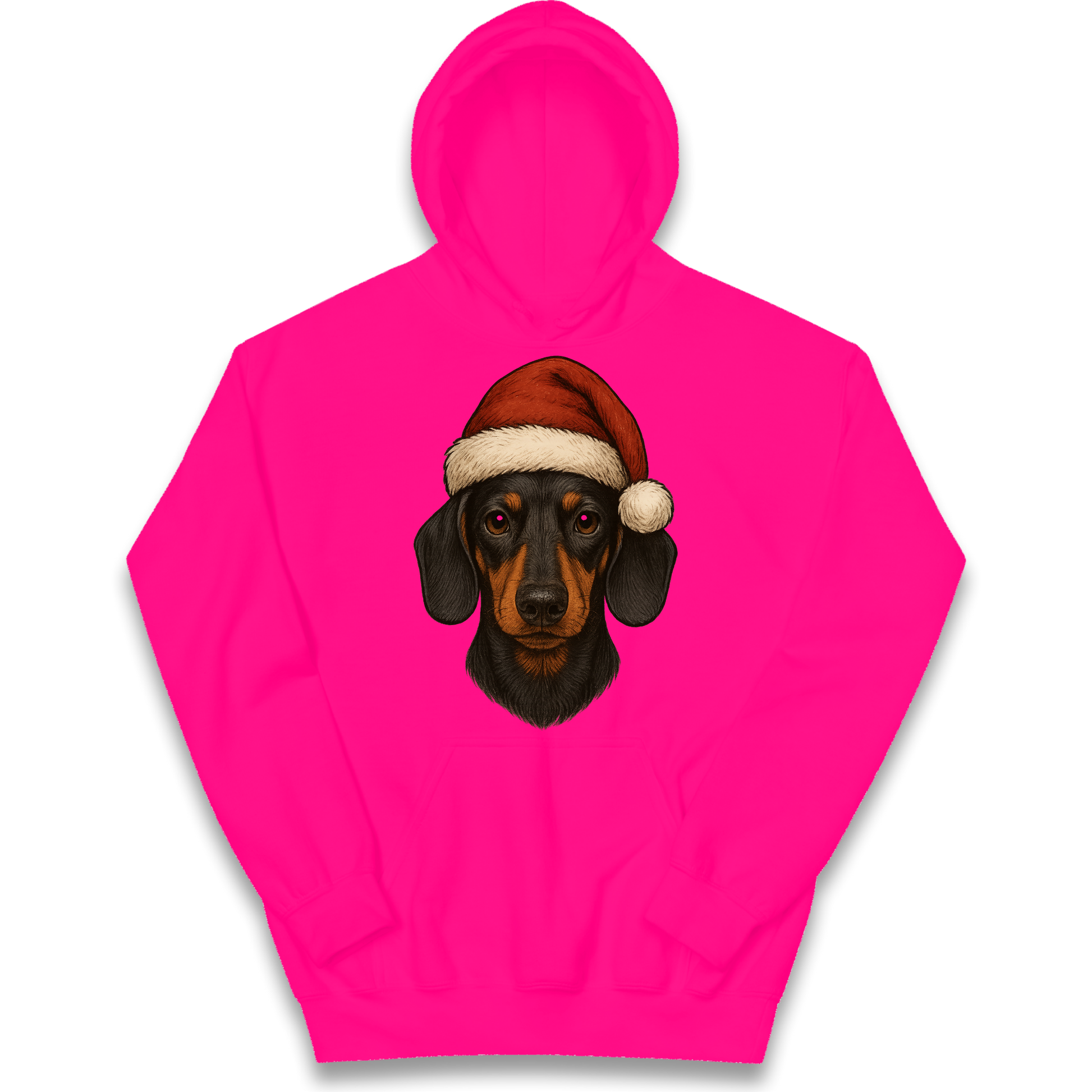 Sausage Dog Christmas Kids Hoodie
