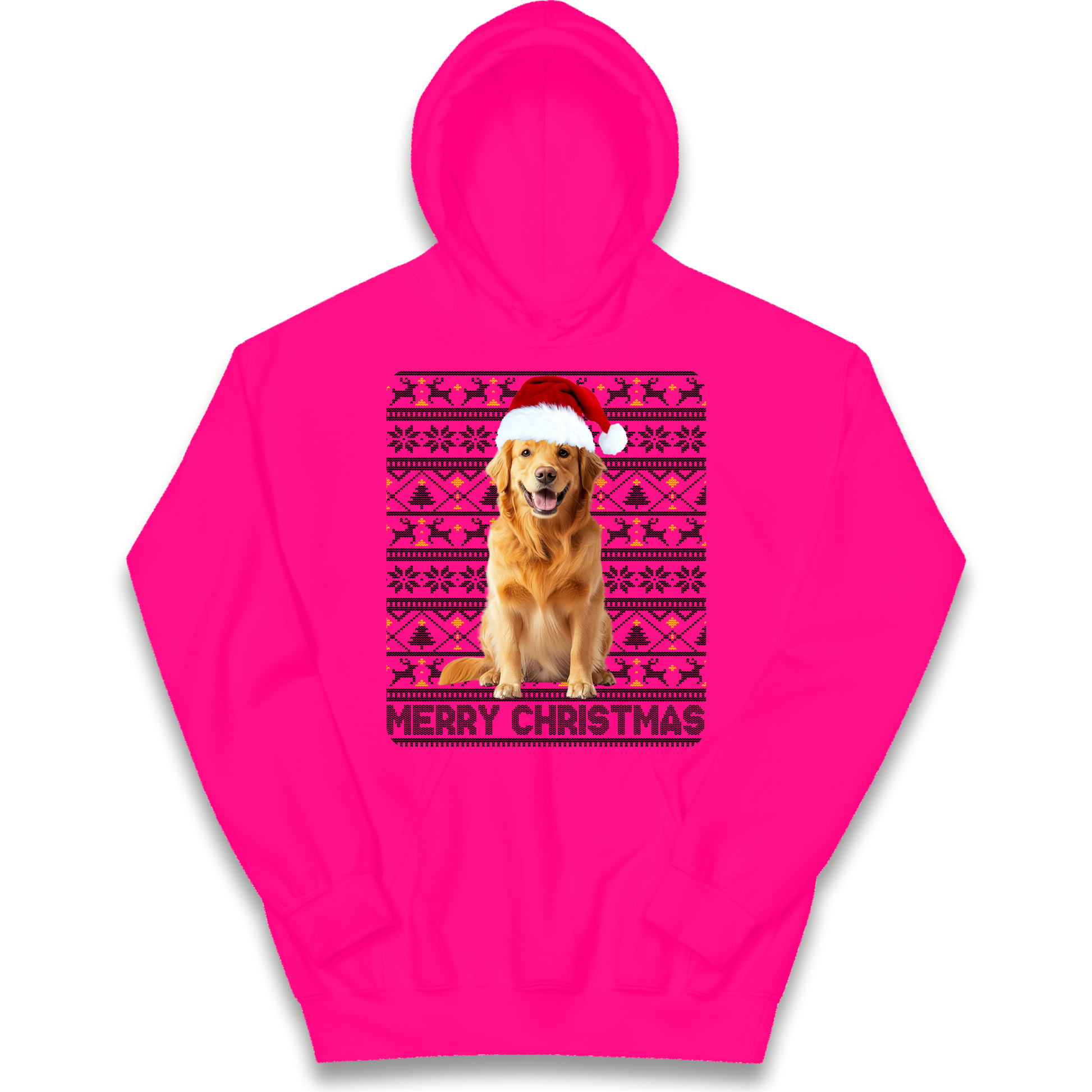 Merry Christmas Dog kids hoodie