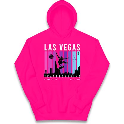 Las Vegas Skateboarding kids hoodie