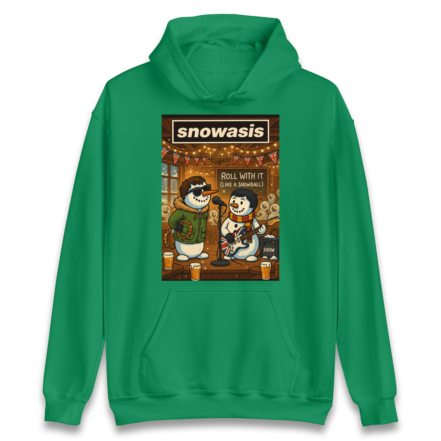 Snowasis Roll Christmas Hoodie
