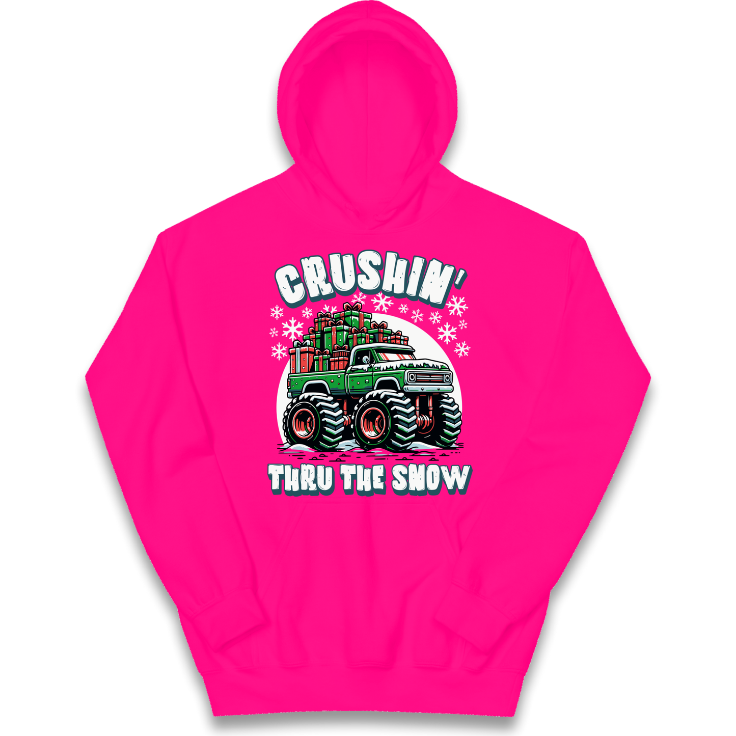 Crushin Thru The Snow kids hoodie