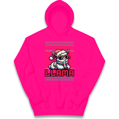 FA LA LA LA LLAMA kids hoodie