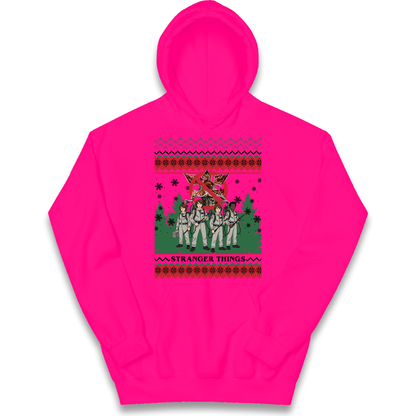 Stranger Things Demogorgon Christmas Kids Hoodie
