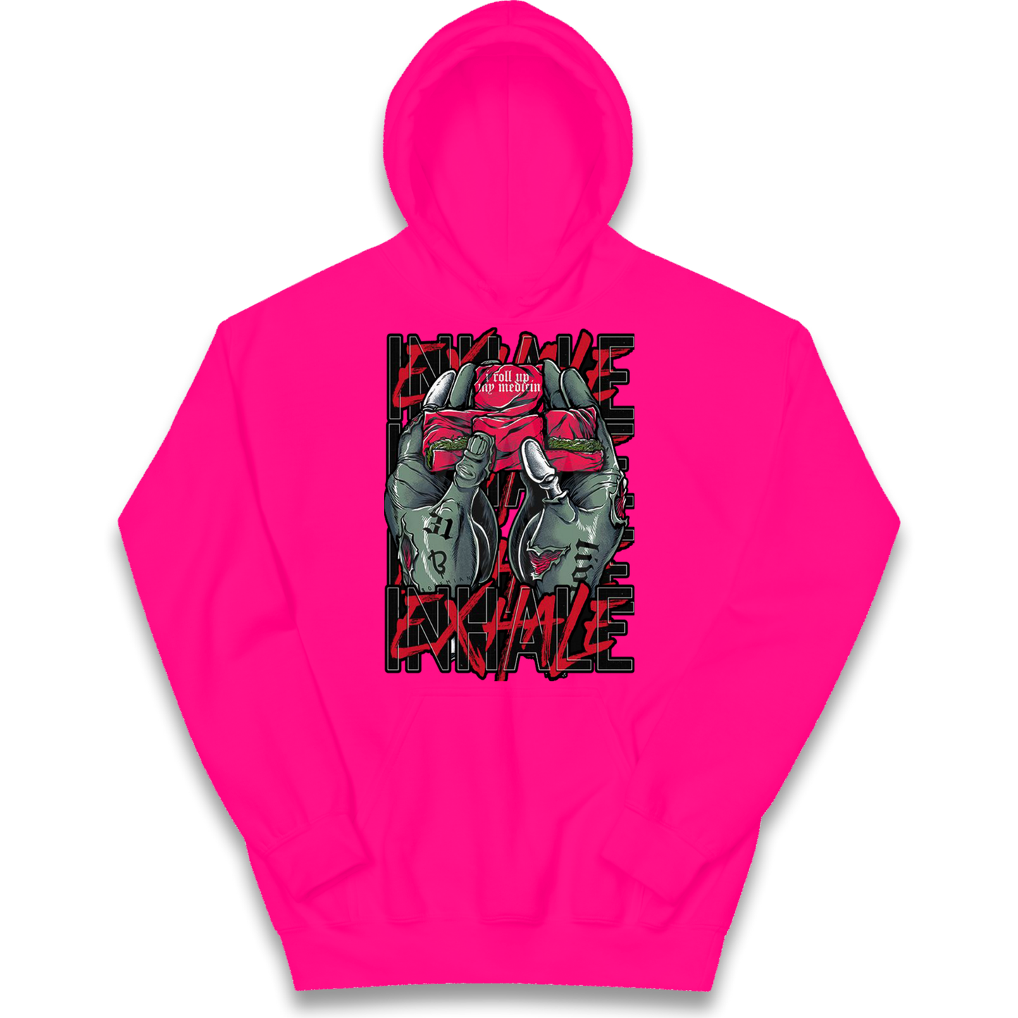 Inhale Exhale kids hoodie