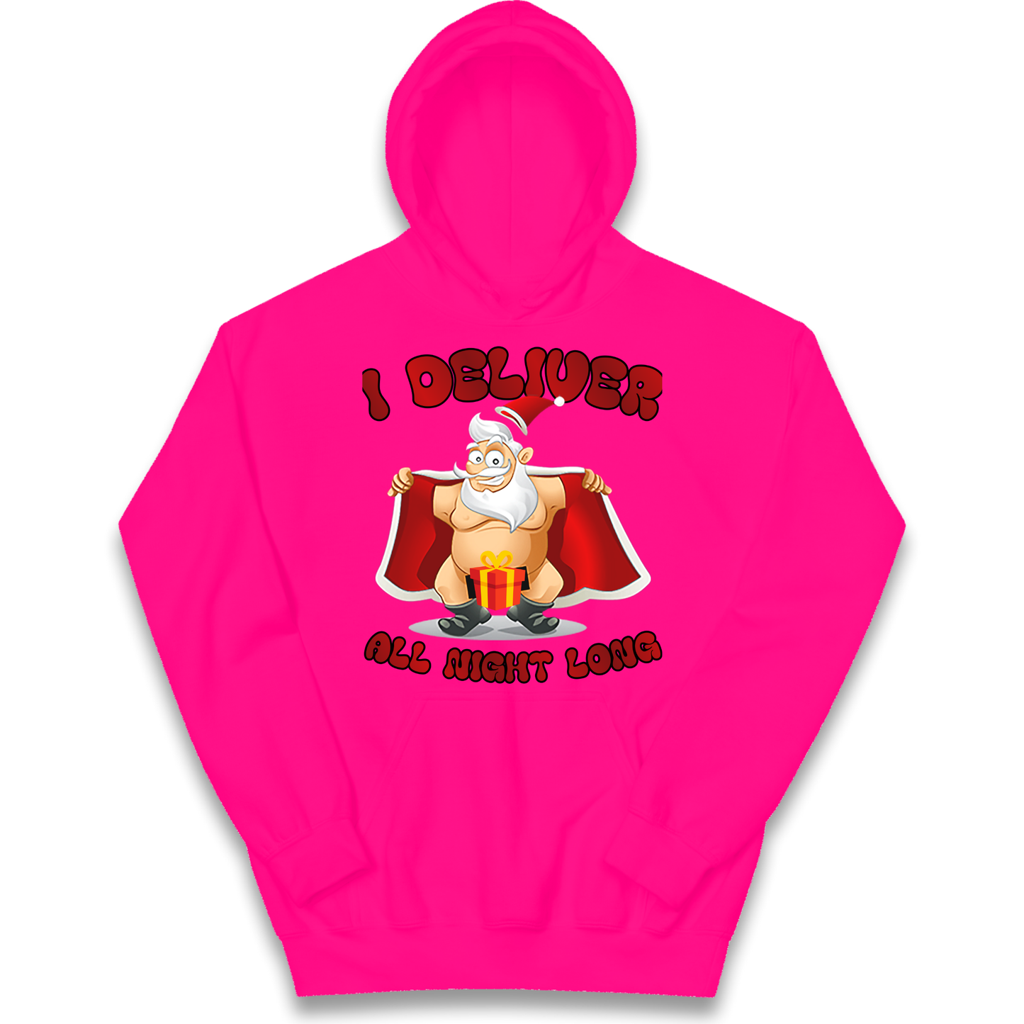 Santa Claus I Deliver All Night Long Christmas kids hoodie