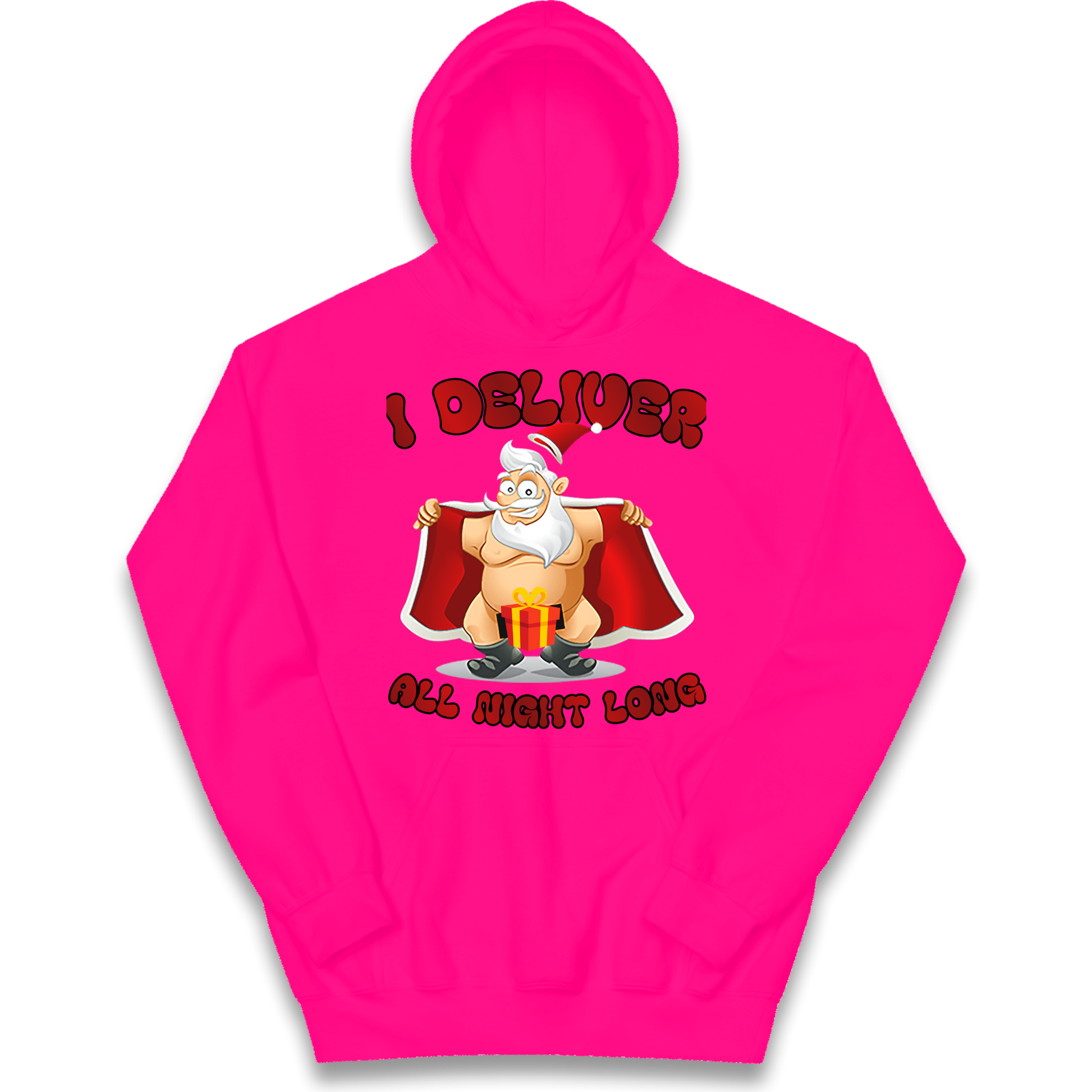 Santa Claus I Deliver All Night Long Christmas kids hoodie