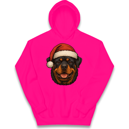 Rottweiler Christmas Kids Hoodie