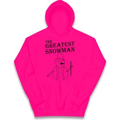 The Greatest Snowman Christmas kids hoodie