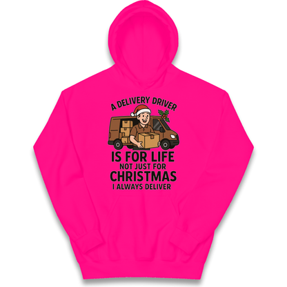 Delivery Driver Christmas Kids Hoodie