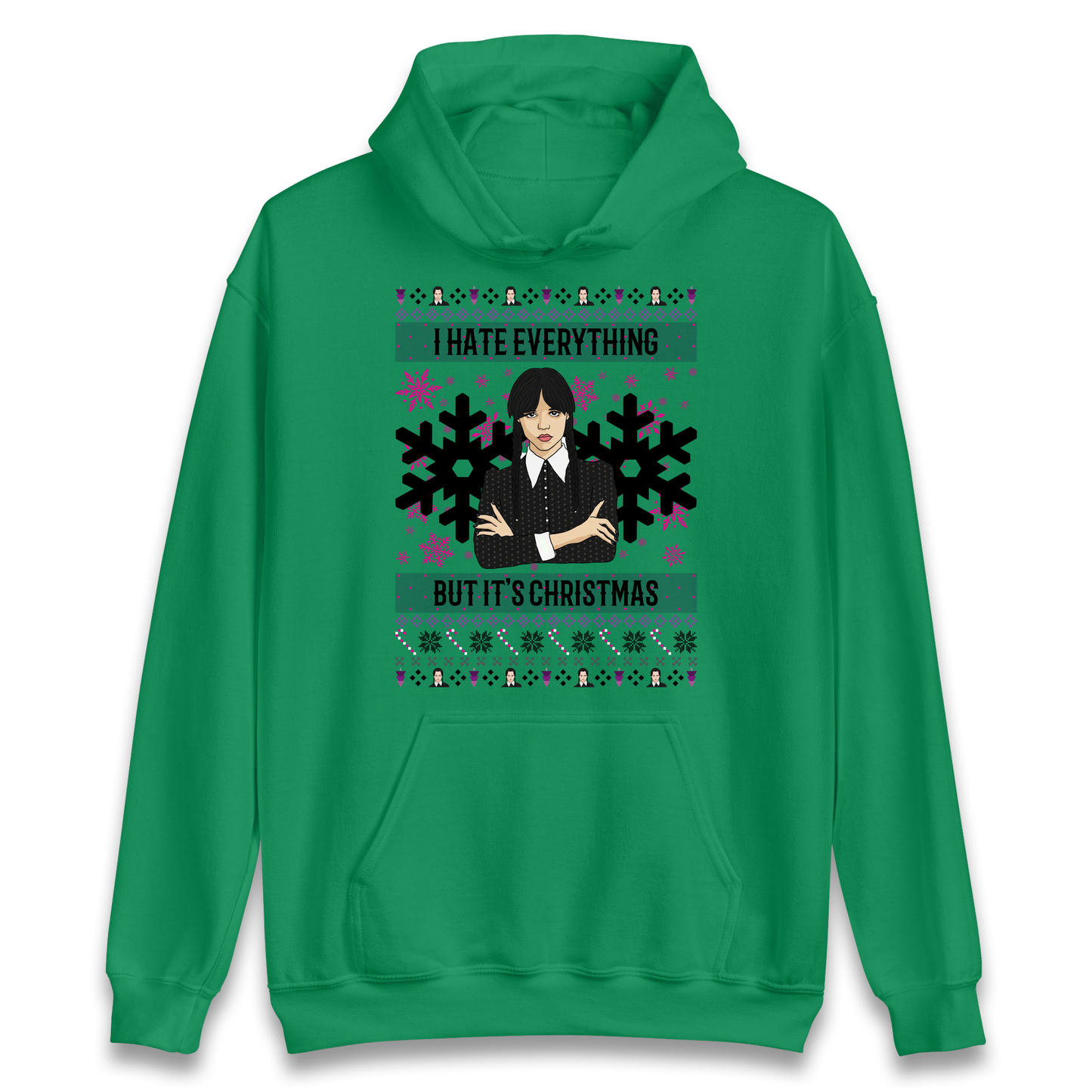Wednesday addams Christmas Hoodie