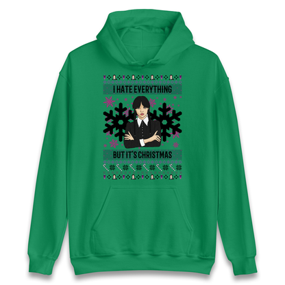 Wednesday addams Christmas Hoodie